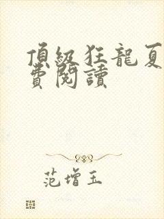 顶级狂龙夏天免费阅读