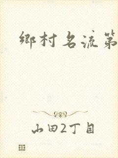乡村名流第二部