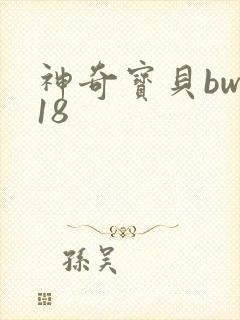 神奇宝贝bw118