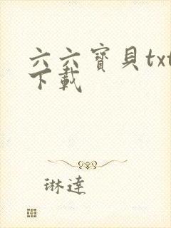 六六宝贝txt下载