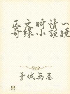 正文畸情～内裤奇缘小说晓雯