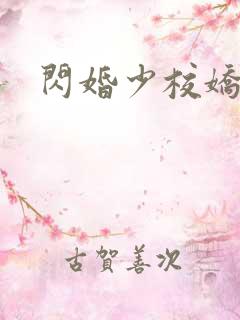 闪婚少校娇妻