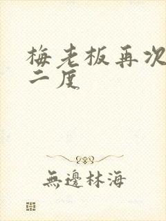 梅老板再次梅开二度