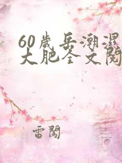 60岁岳潮湿的大肥全文阅读