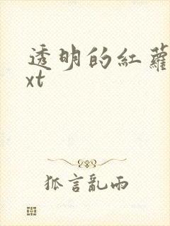 透明的红萝卜txt