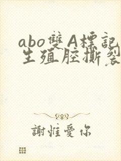 abo双A标记生殖腔撕裂