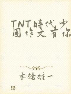 TNT时代少年团作文有你真好