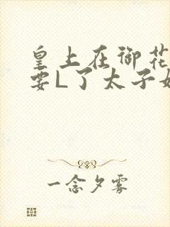 皇上在御花园里要L了太子妃