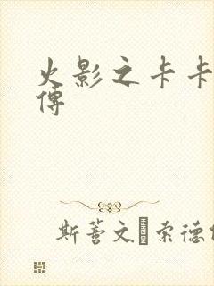 火影之卡卡西别传