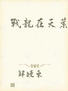 战龙在天叶凡