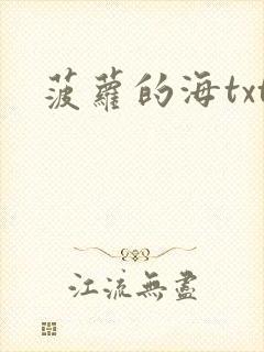菠萝的海txt