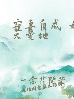 宠妻自成  婚天爱地