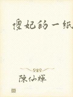 傻妃的一纸休书