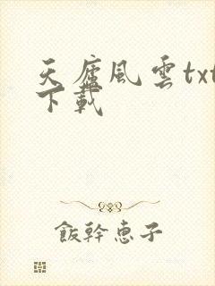 天庐风云txt下载