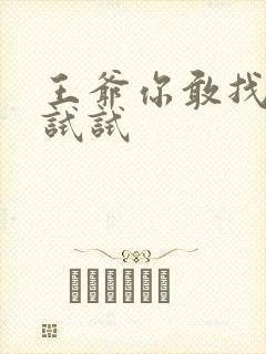 王爷你敢找小三试试