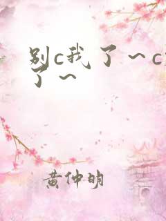 别c我了～c烂了～