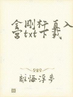 金刚杵直入莲花宫txt下载