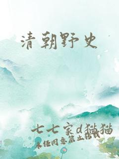 清朝野史