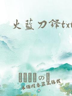 火蓝刀锋txt