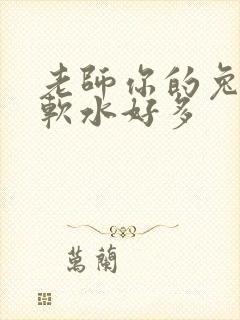 老师你的兔子好软水好多