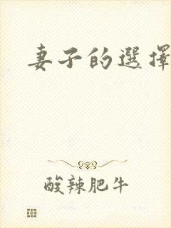 妻子的选择小说