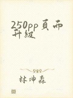 250pp页面升级
