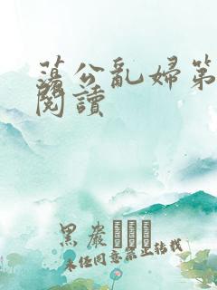 荡公乱妇第二部阅读