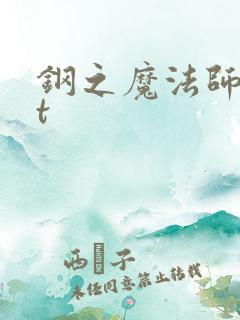 钢之魔法师txt