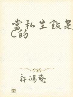 当私生饭是要挨C的