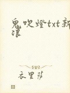 鬼吹灯txt新浪