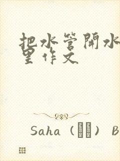 把水管开水放B里作文