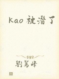 kao 被潜了