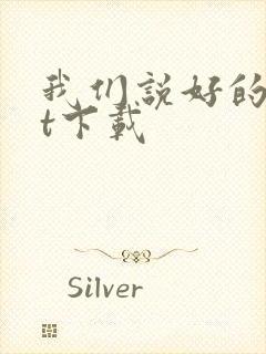 我们说好的txt下载