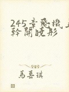 245章飞机上干关晓彤