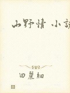 山野情 小说