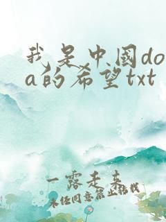 我是中国dota的希望txt