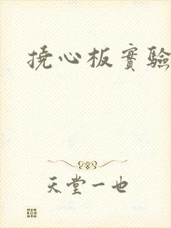 挠心板实验动漫