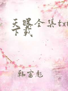 天眼全集txt下载