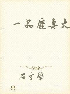 一品废妻大结局