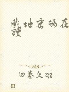 藏地密码在线阅读