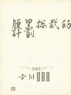 腹黑总裁的诱妻计划