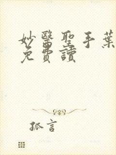 妙医圣手叶皓轩免费读