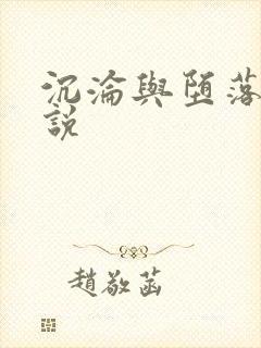 沉沦与堕落的小说