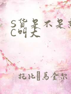 S货是不是想挨C叫大