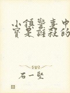 小镇警事中张镇宝是谁杀的