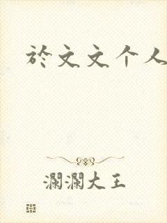 于文文个人简历