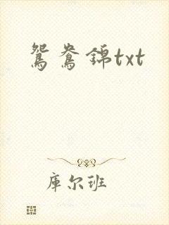 鸳鸯锦txt