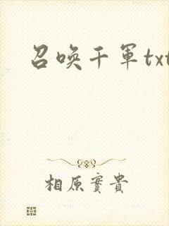 召唤千军txt