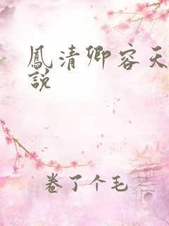 凤清卿容天凌小说