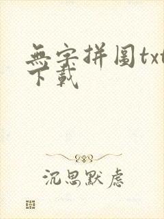 无字拼图txt下载